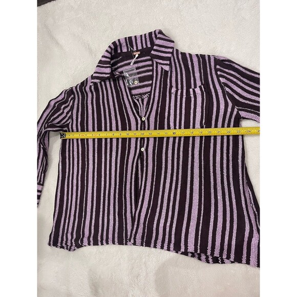 Free People Beach Bash Sweater Set Chocolate Plum Combo Size S Small $198 NWOT - Picture 2 of 12
